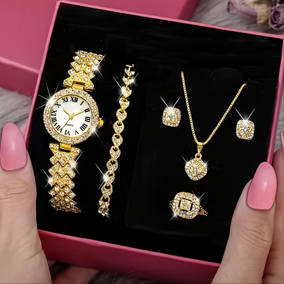 WATCH | DIAMOND BRACELET WATCH SET