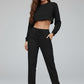 KEVA | LACE-HEM JOGGERS