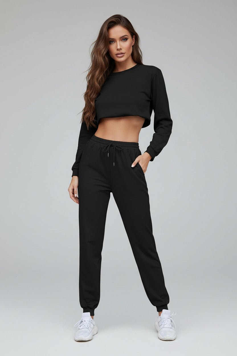 KEVA | LACE-HEM JOGGERS