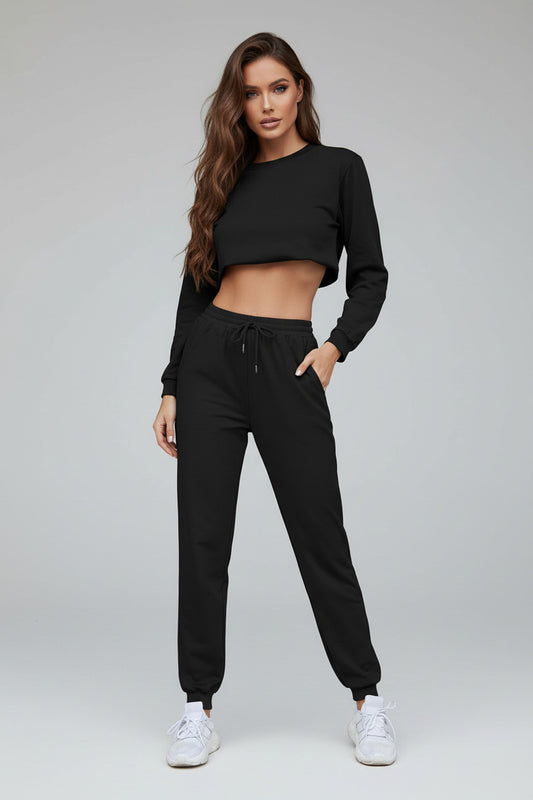 KEVA | LACE-HEM JOGGERS