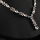 SPARKLE | ZIRCON NECKLACE EARRINGS SET