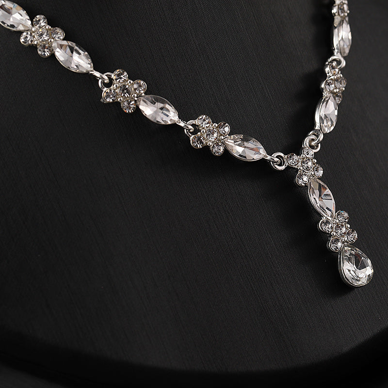 SPARKLE | ZIRCON NECKLACE EARRINGS SET