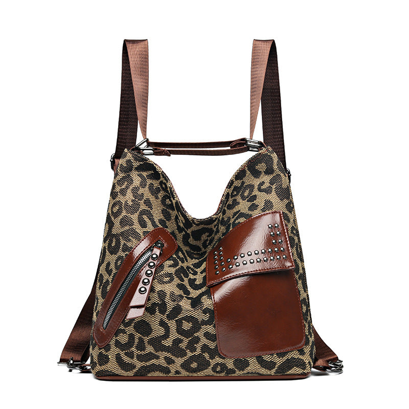 ELISE | HOUNDSTOOTH BACKPACK