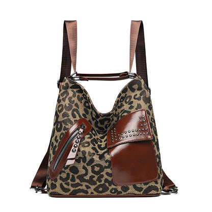 ELISE | HOUNDSTOOTH BACKPACK