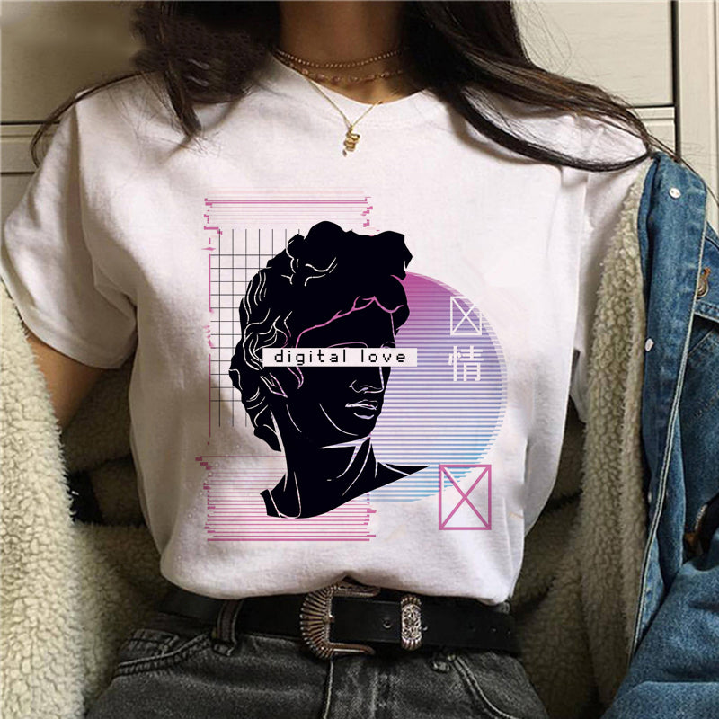 DIANA | ARTISTIC PORTRAIT PRINTED TEE