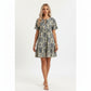 LARA | RUFFLED HEM DRESS