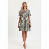 LARA | RUFFLED HEM DRESS
