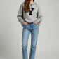 PATCH | LETTER PATCH SWEATSHIRT