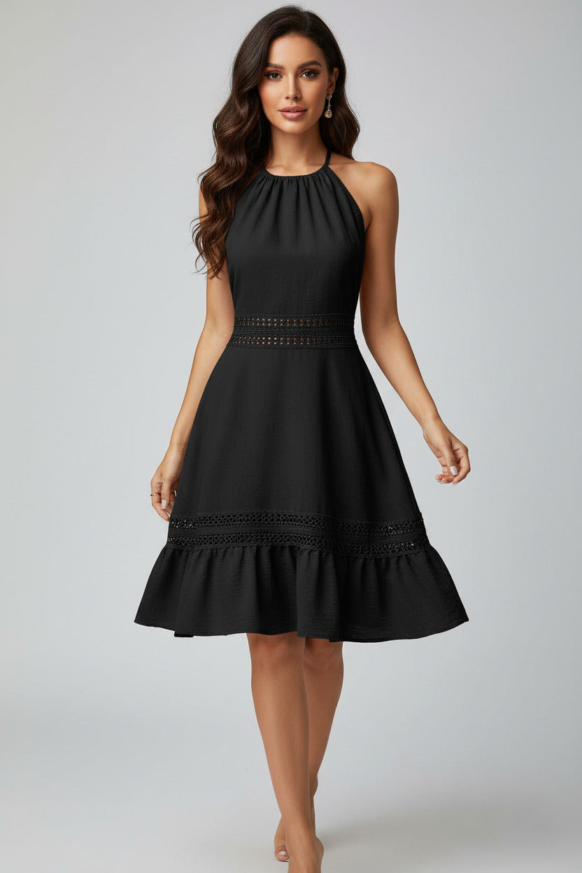 GINA | BACKLESS LACE MINI
