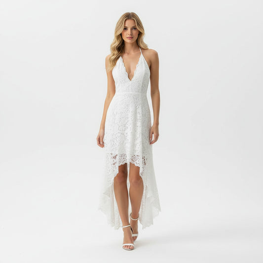 ALBA | IRREGULAR LACE DRESS