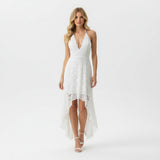 ALBA | IRREGULAR LACE DRESS
