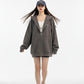 FERN | PRINTED COAT SWEATER