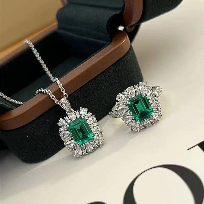 JADE | EMERALD ZIRCON JEWELLERY SET