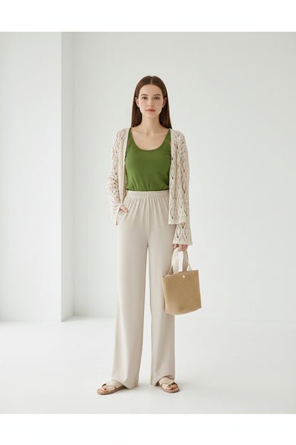 EDEN | FLUID WIDE-LEG PANTS