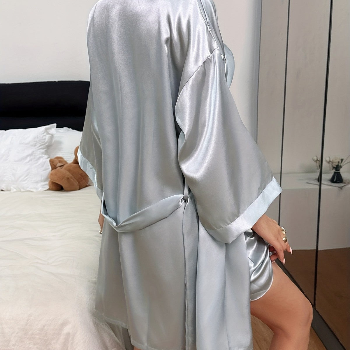 VERA | VISCOSE SLIP NIGHTGOWN SET