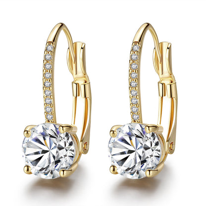CLAW | FOUR-CLAW DIAMOND EAR HOOK