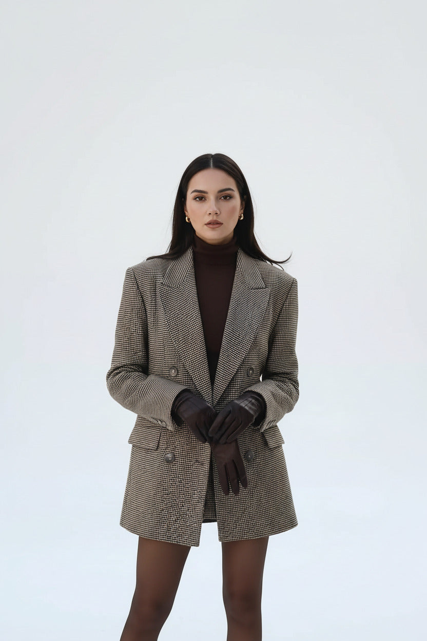 DIANA | PLAID TAILORED BLAZER