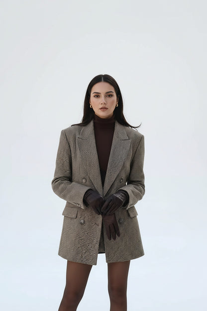 DIANA | PLAID TAILORED BLAZER