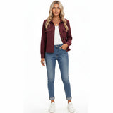 PIPPA | CORDUROY BUTTON JACKET