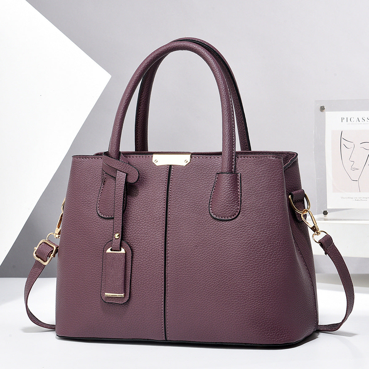 AURORA | MULTI-TONE LEATHER TOTE