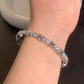 X | X LETTER ZIRCON OPEN BRACELET