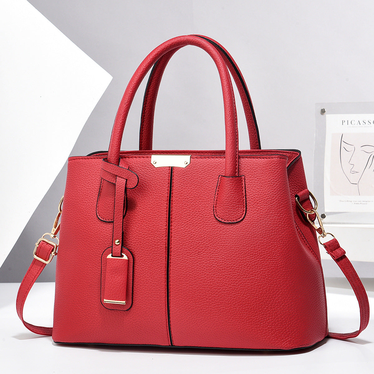 AURORA | MULTI-TONE LEATHER TOTE