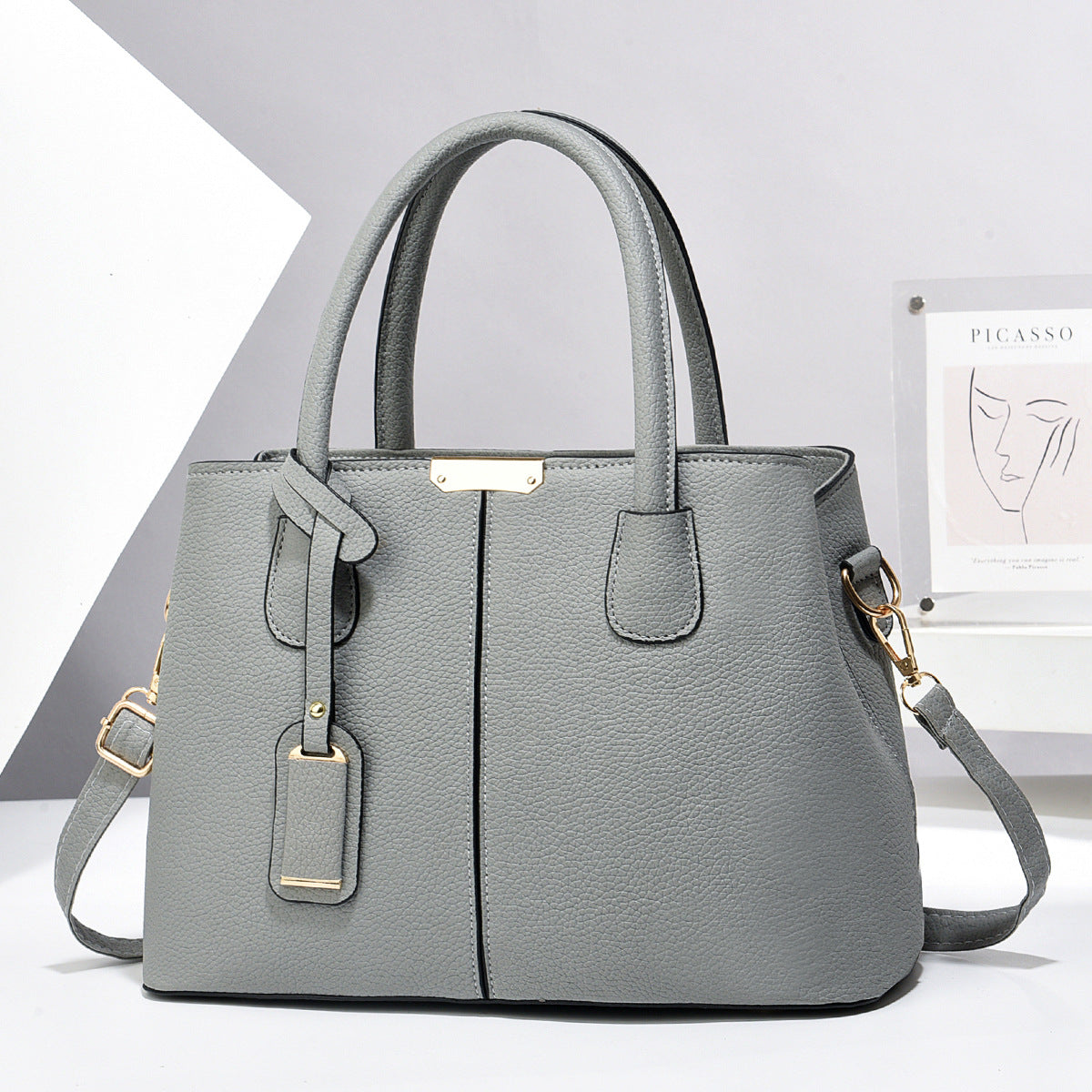 AURORA | MULTI-TONE LEATHER TOTE