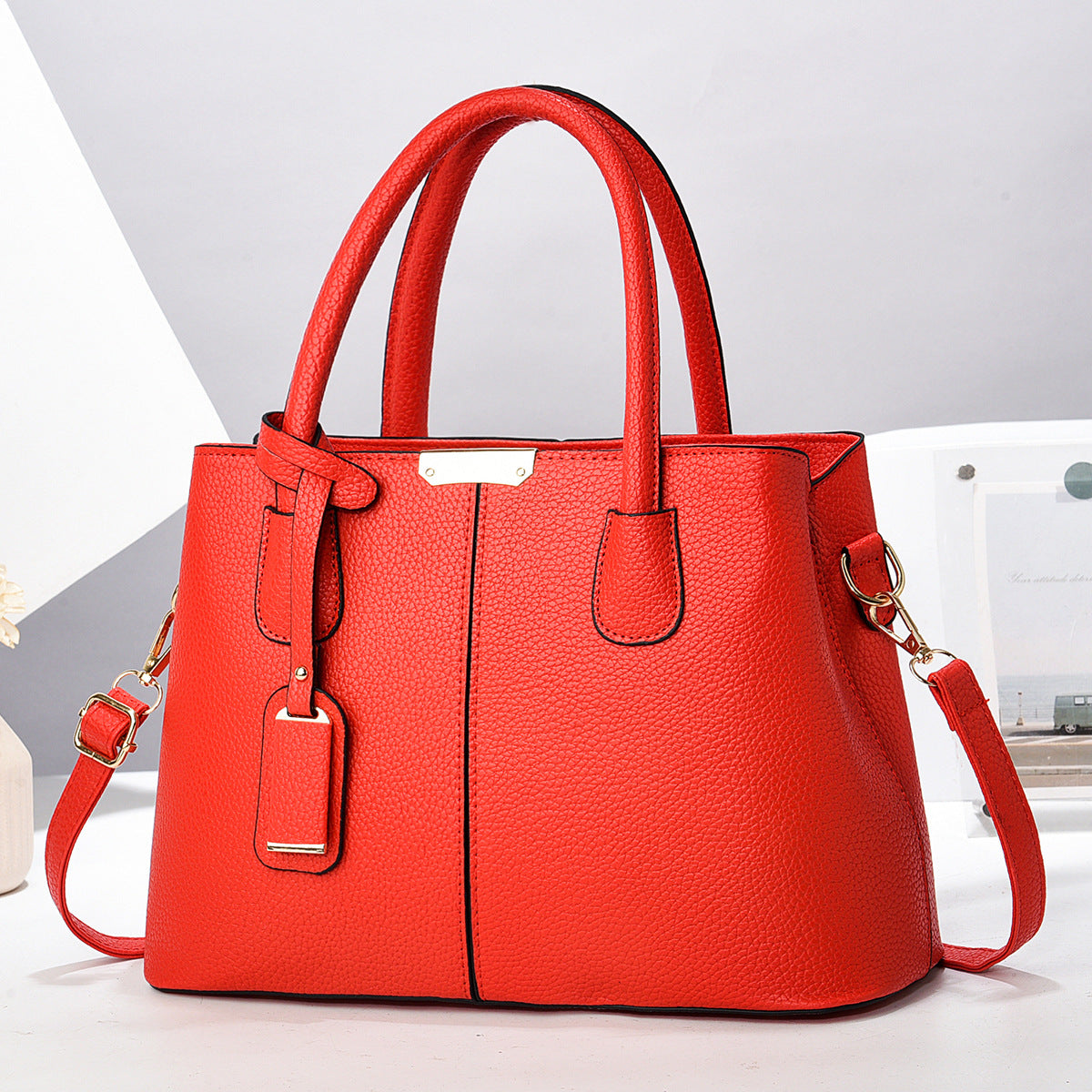AURORA | MULTI-TONE LEATHER TOTE