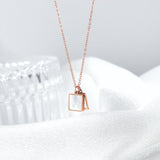 HANA | SQUARE MINIMALIST PENDANT