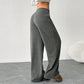 SOLÈNE | TIE-WAIST WIDE-LEG PANTS