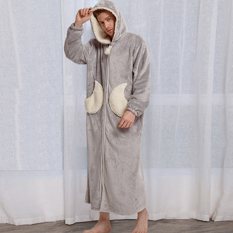 IVY | HOODED FLEECE BATH ROBE