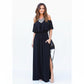 COSETTE | OFF-SHOULDER RUFFLE MAXI