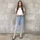 NORA | ELASTIC HAREM DENIM