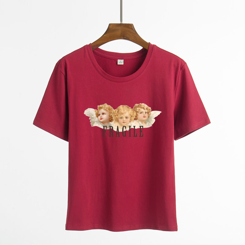 AURORA | CHERUB EMBLEM OVERSIZED TEE