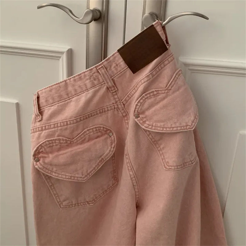 AMORE | HEART-POCKET SIGNATURE JEANS