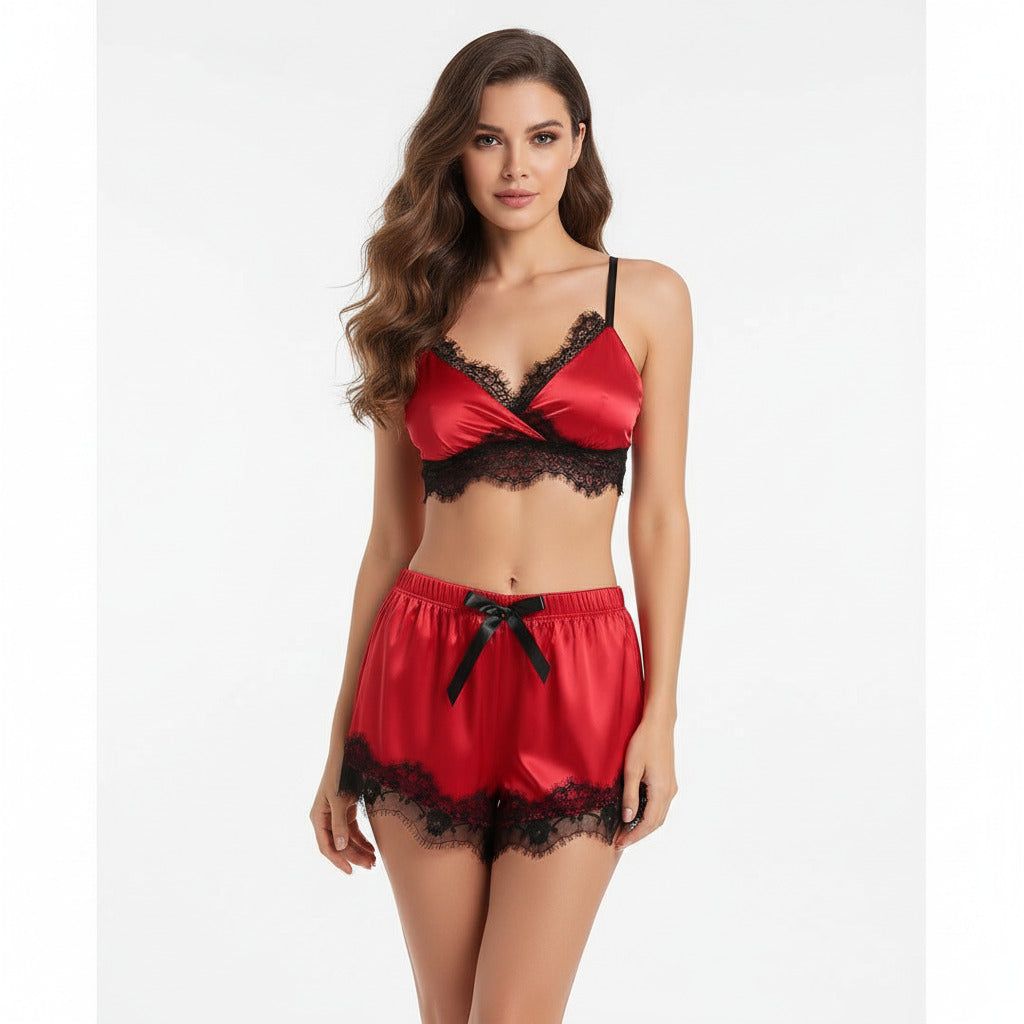NADINE | LACE SPLIT PYJAMA SET