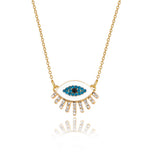 NADIA | EVIL EYE DIAMOND PENDANT