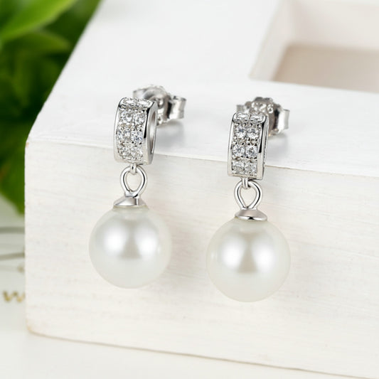 OPHELIA | SHELL PEARL STUDS