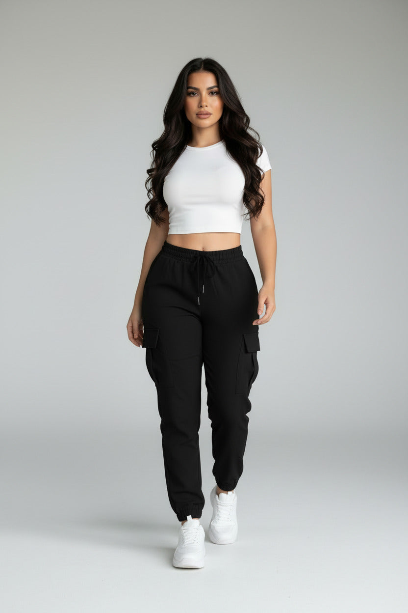 TARA | DRAWSTRING CARGO PANTS