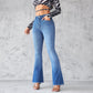 MARLOWE | HIGH-WAIST FLARED DENIM