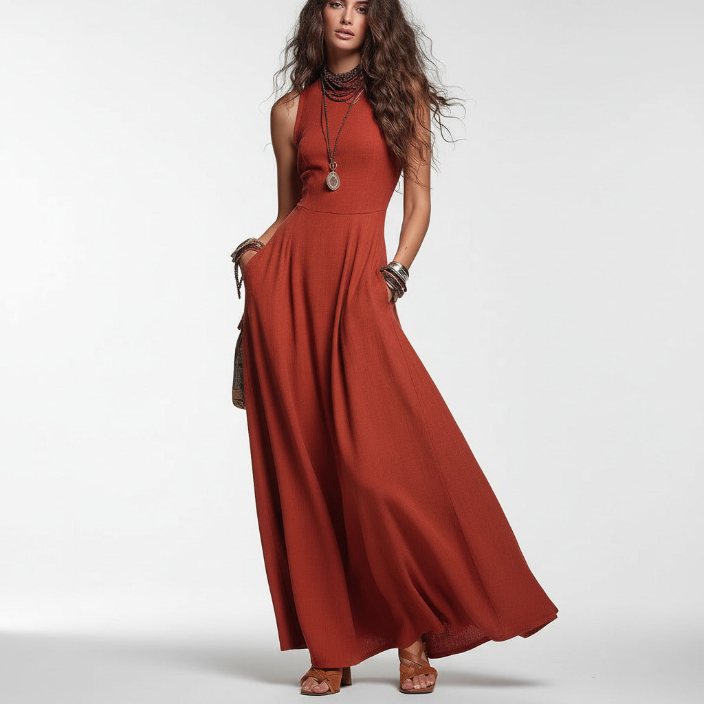 NEVA | POCKET SLEEVELESS DRESS