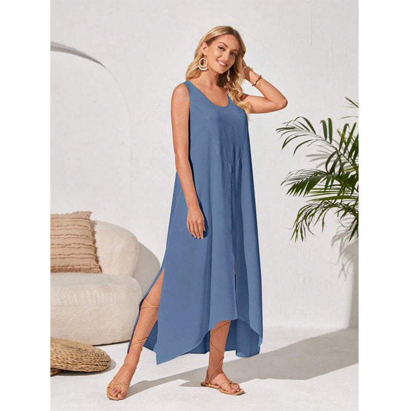 LAUREN | SLEEVELESS SHIFT MAXI
