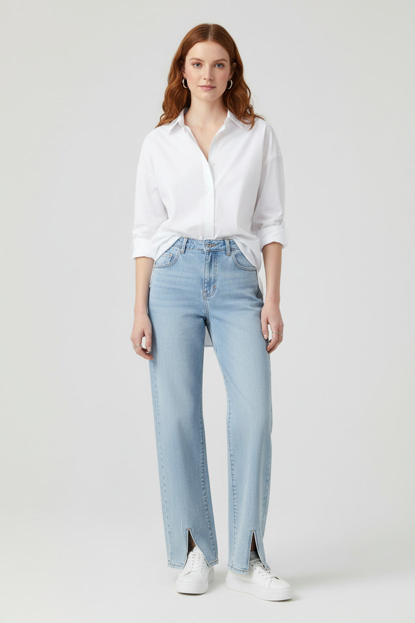 KARA | RETRO SLIM HIGH-WAIST