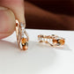 GARNET | CHAMPAGNE GOLD EAR CLIPS