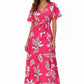 NADIA | FLORAL SLIT MIDI