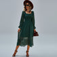 AMÉLIE | SMOCKED BOHO MIDI DRESS