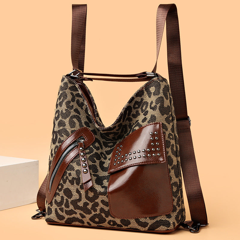 ELISE | HOUNDSTOOTH BACKPACK