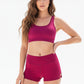 LIXA | CROSS CUTOUT SHORTS