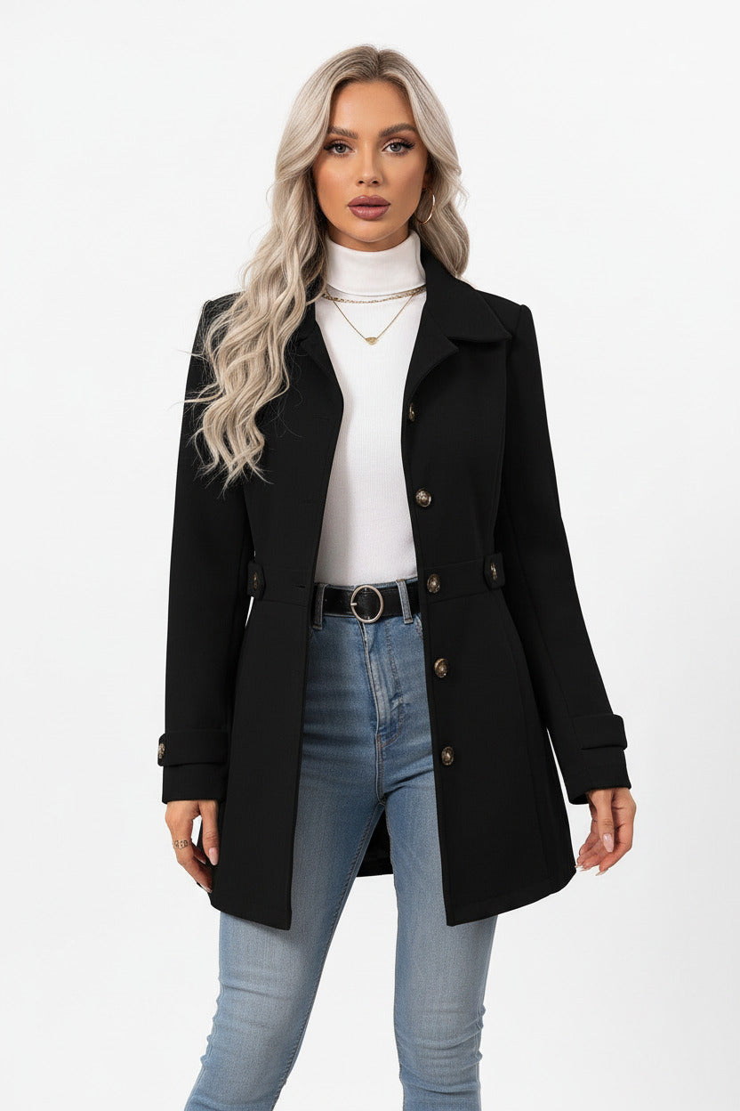 MARGOT | SINGLE BREAST WOOL COAT