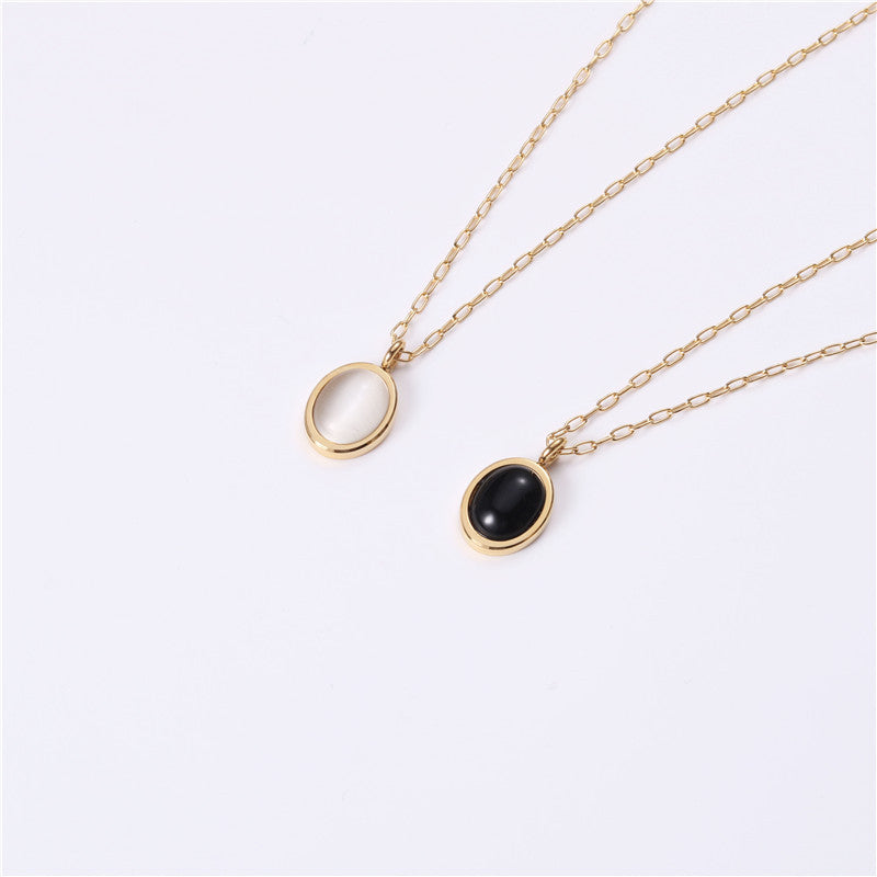 LUNA | CLAVICLE STEEL CHAIN